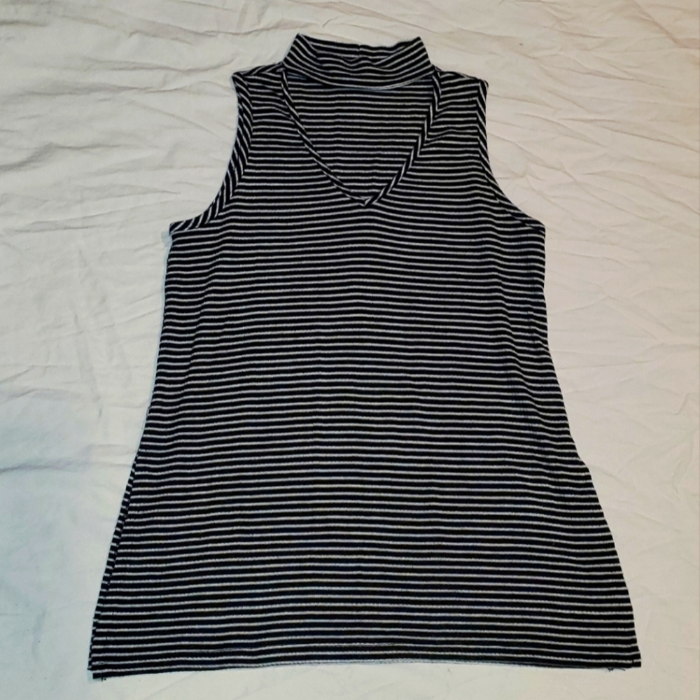 Cloud Chaser top. Striped sleeveless